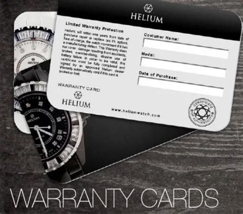 fossil warranty card